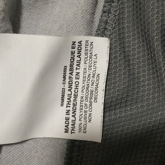 (L) Grey with Red Trim Nike Basketball Shorts - Picture 8 of 12